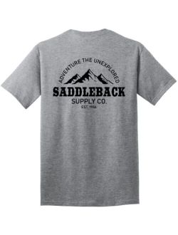 Saddleback Supply Men's Vintage Classic Logo Heavyweight Cotton T-Shirt