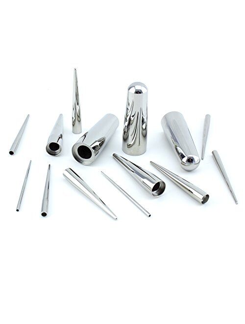 Urban Body Jewelry 9/16" (14mm) Concave Stainless Steel Taper/Stretcher