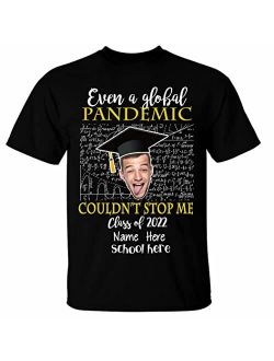 M YESCUSTOM Personalized 2022 Graduation Gifts Tshirt, Custom Class of 2022 T-Shirt for Men