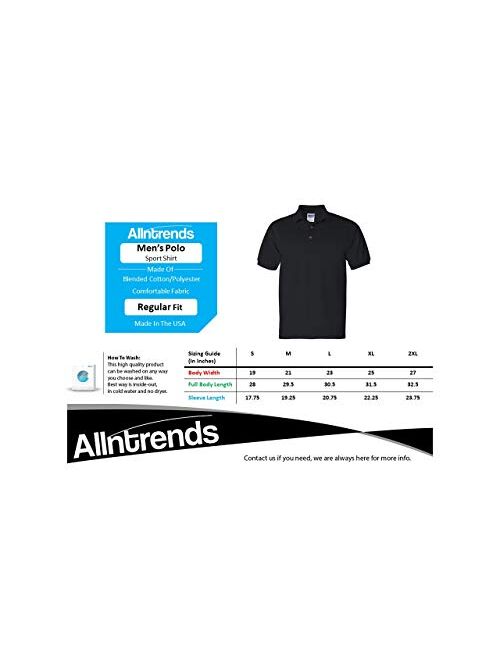 ALLNTRENDS FedEx Men's Polo T Shirt Embroidered FedEx Ground Apparel