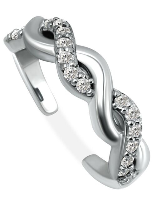Giani Bernini Cubic Zirconia Infinity Toe Ring, Created for Macy's