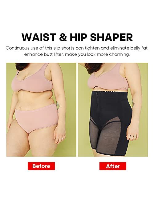 DIVASTORY Womens Shapewear Tummy Control Panties Body Shaper High Waist Butt Lifter Short Thigh Slimmers