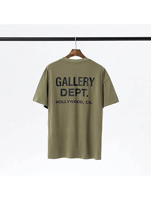 Ofdhrec Gallery Dept T-Shirt Graphic Fashion Hip Hop T Shirt Cotton Retro Style Casual Short Sleeve Tee Tops for Men Women Youth