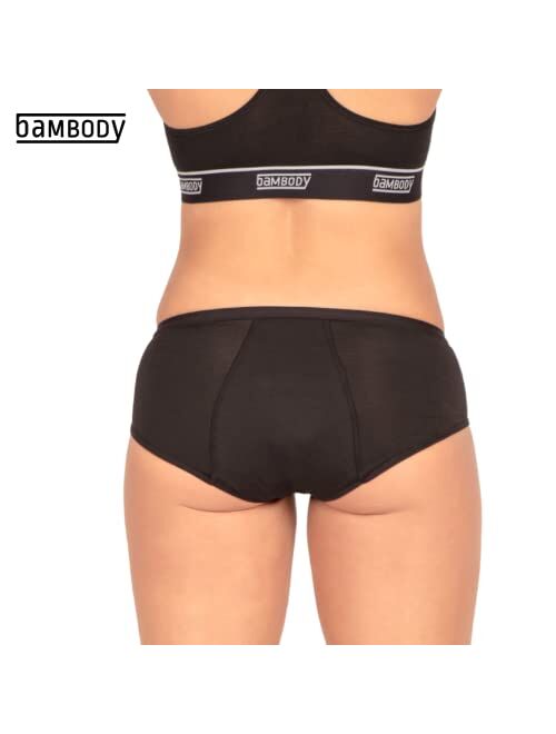 Bambody Absorbent Brief: Super Comfy Period Panties | Protective Underwear for Women, Girls and Teens