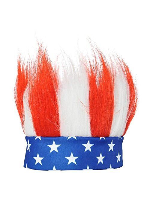Amscan Party Supplies, Crazy Hair Headband, Theme Parties, Multicolor, One Size
