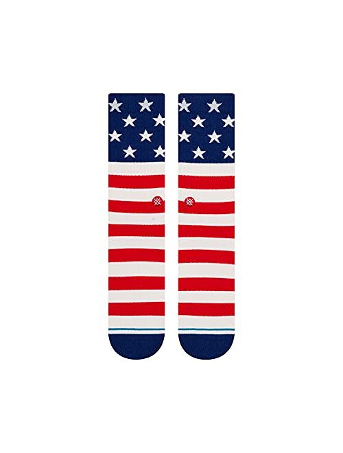 Stance mens Crew Sock the Fourth St Crew