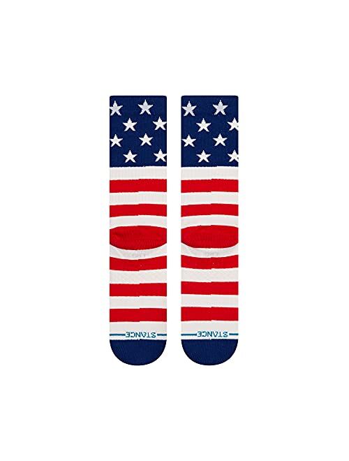 Stance mens Crew Sock the Fourth St Crew