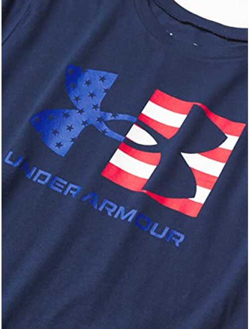 Under Armour Boys' New Freedom Chest Flag Tshirt