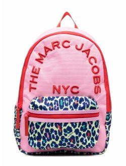 The Marc Jacobs Kids leopard-print backpack
