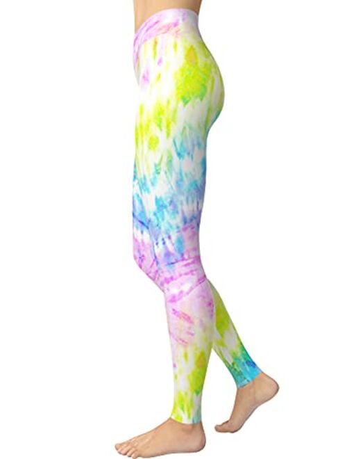 VIV Collection Women's Brushed Buttery Soft High Waist Print Fashion Leggings Pants 1