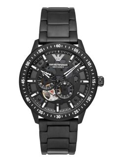 Men's Automatic Black-Tone Stainless Steel Bracelet Watch 43mm