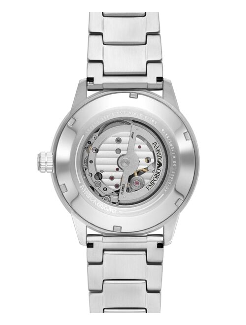 Emporio Armani Men's Automatic Stainless Steel Bracelet Watch 43mm