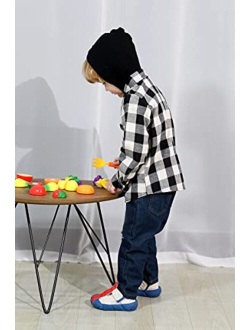 Younger Star Toddler Kids Boys Girls Flannel Hooded Plaid Shirt Button Baby Red Plaid Shirt Plaid Shirt Hooded Clothes