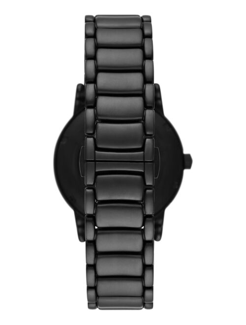 Emporio Armani Men's Automatic Black Tone Stainless Steel Bracelet Watch 43mm