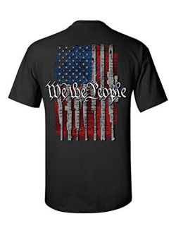 Trenz Shirt Company Patriot Pride Collection Collection We The People American Flag Short Sleeve T-Shirt