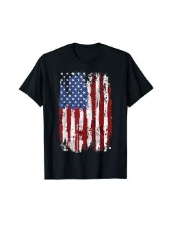 Patriotic Fourth Of July USA Flag American Flag United States of America 4th of July T-Shirt