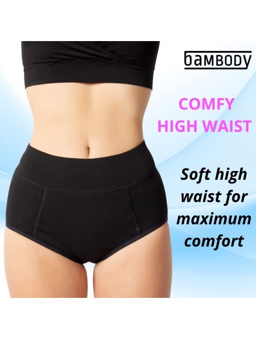 Bambody Absorbent High Waist: Comfy Fit Period Underwear