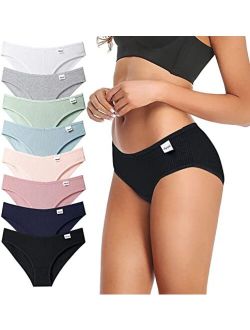 Generic 5 Pack Seamless Underwear for Women Cheeky Panties No Show Sexy High Cut Low Rise Womens Bikini Underwear