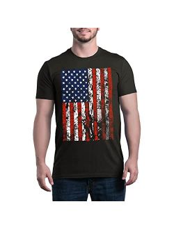 shop4ever United States of America Flag T-Shirt USA Flag Shirts