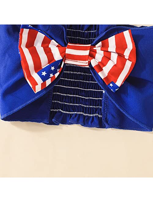 Noubeau Toddler Girl Clothes Ribbed Bow Halter Crop Top Cute Tank Tops Rainbow Bloomers Shorts Baby Girl Summer Outfit