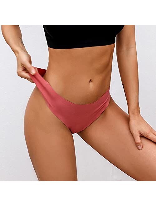 SONTOP BASIC Women's Underwear Seamless Thong T Back Panty Cotton