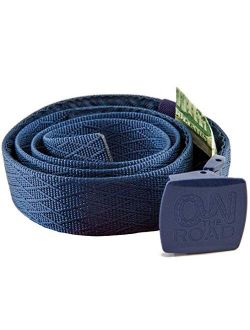 Ontheroad Travel Security Belt with Secret Money Pocket Metal Free Plastic Buckle Gift Box by ON THE ROAD (Blue)