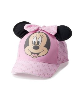 Toddler Girl Disney Minnie Mouse Ears Baseball Cap
