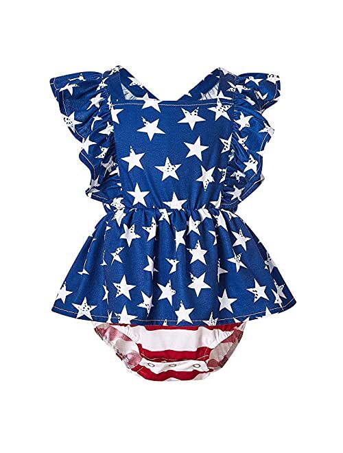Calla Dream Matching Family Outfits, Mommy and Me Independence Day Printed Dresses Summer Shirt Short Sleeve Matching Outfits