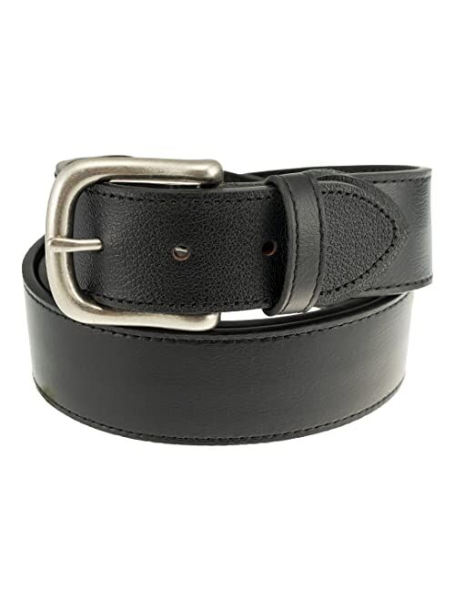 Thomas Bates Sandpoint Leather Tab Money Belt with Extra Spacious Zipper Pocket Made in the USA