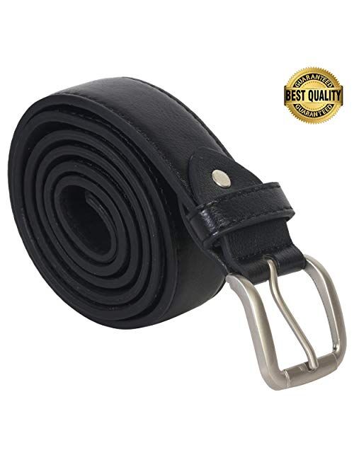 Leatherboss Money Belt with Zipper Pocket - Big and Tall Sizes