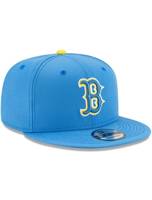 New Era Boys Youth Light Blue Boston Red Sox 2021 City Connect 9FIFTY Snapback Adjustable Hat