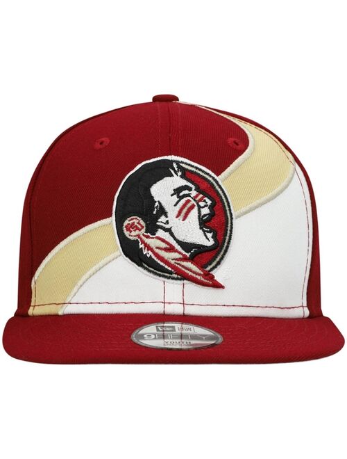 New Era Boys Youth Garnet Florida State Seminoles Wave 9FIFTY Snapback Hat