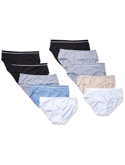 Hanes Women's Pure Bliss Hipster Panty 10-Pack