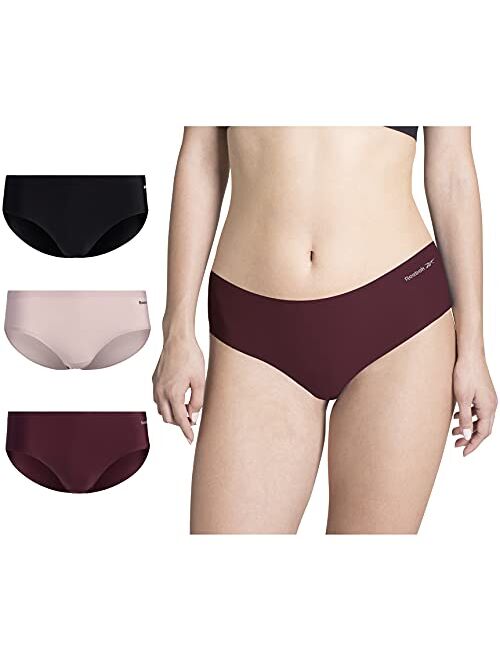 Reebok Women’s Underwear – No Show Lightweight Hipster Briefs (3 Pack)
