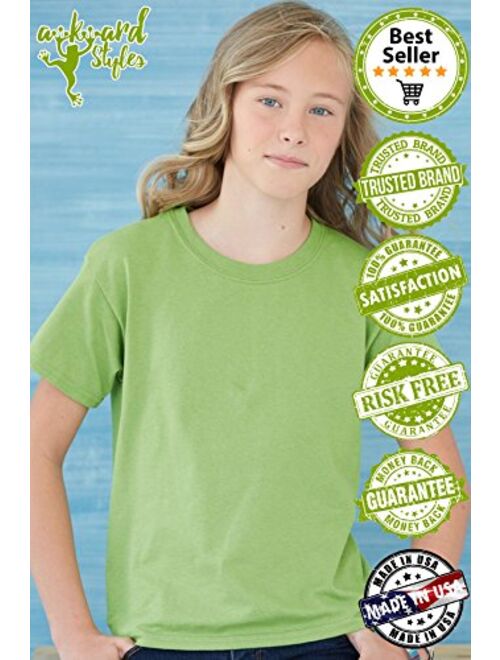 Awkward Styles Youth Merica Youth Kids T Shirt Tops USA Flag Mustache America Patriotic 4th of July