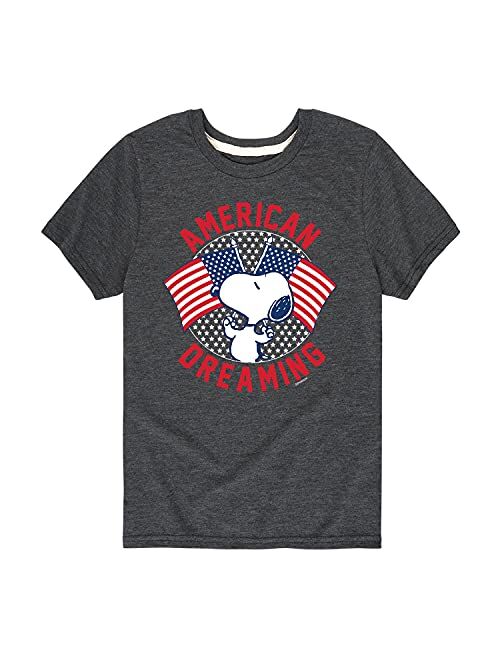 Peanuts - USA Americana Red White and Blue - Kids T-Shirt - Toddler and Youth Sizes