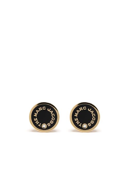 Marc Jacobs logo-print stud earrings