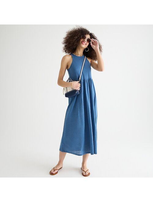 J.Crew Linen jersey knit dress