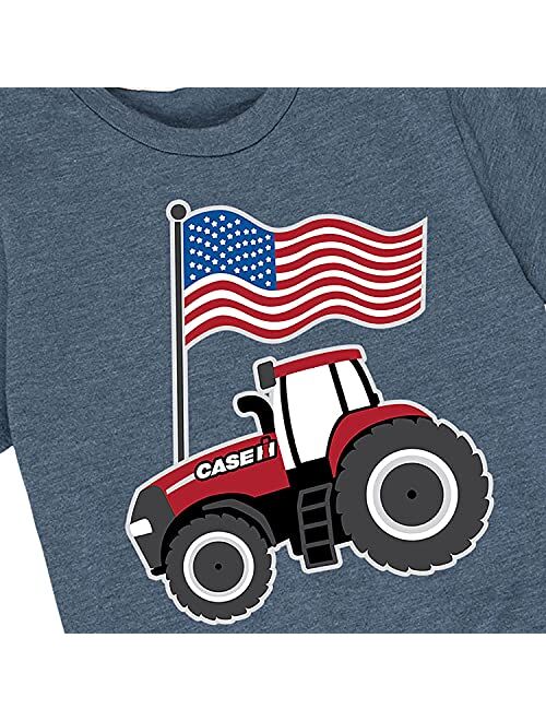 Country Casuals Case IH Tractor Flag -Toddler Short Sleeve Graphic T-Shirt