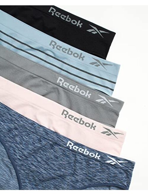 Reebok Women's Underwear - Seamless Bikini Briefs (5 Pack)