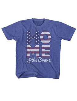 2Bhip 4th of July Patriotic Shirts USA American Flag Toddler Short Sleeve T-Shirts Graphic Tees