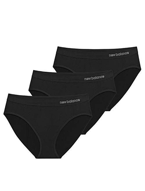 New Balance Women's Ultra Comfort Performance Seamless Hipsters, 3-Pack of Underwear