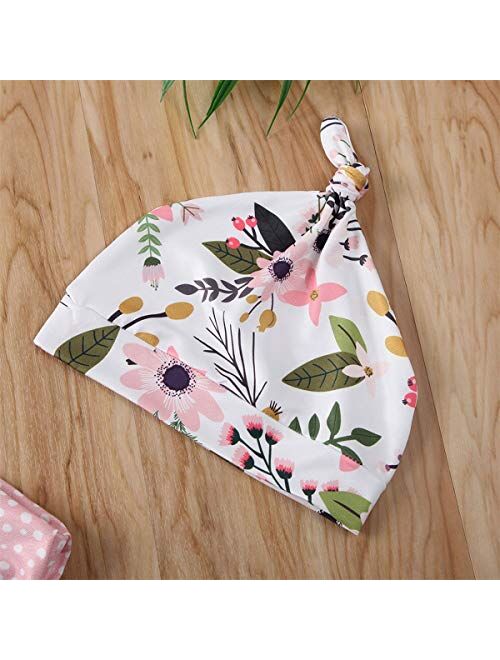 Camidy Little Big Sister Matching Romper T-Shirt Polka Dot Skirt Headband Outfits Set