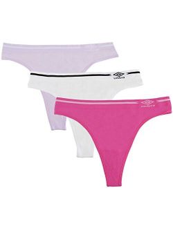 Women's Seamless Thong Panties 3-Pack - Assorted Colors