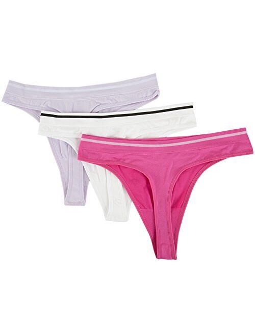 Umbro Women's Seamless Thong Panties 3-Pack - Assorted Colors