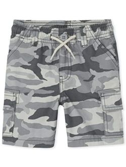 Baby and Toddler Boys Camo Pull on Cargo Shorts