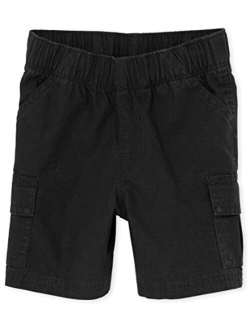 Single and Toddler Boys Pull on Cargo Shorts