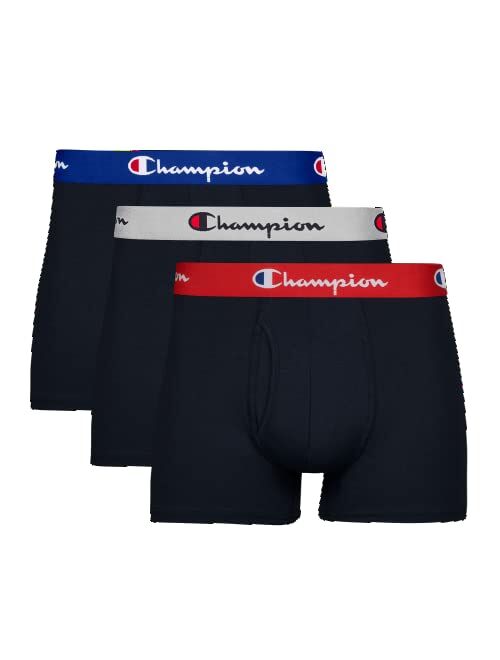 Champion Men's Cotton Stretch Trunk 3 Pack