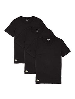 Men's Essentials 3 Pack 100% Cotton Regular Fit Crew Neck T-Shirts
