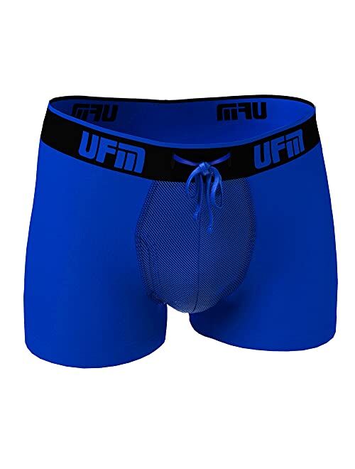UFM Mens Bamboo Trunk w/Patented Adjustable Support Pouch Underwear for Men